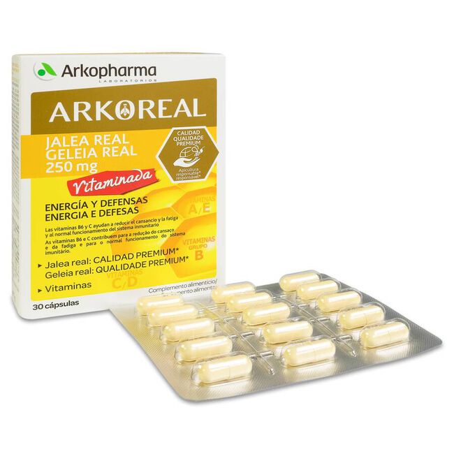 Arkoreal Jalea Real Vitaminada 3O Cápsulas 