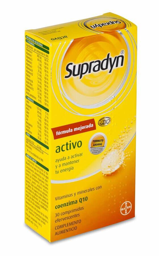 Supradyn Activo Efervescente 30 Comprimidos Eferv 