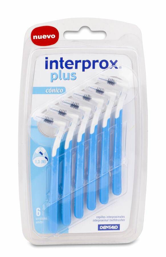 Cepillo Dental Interproximal Interprox Plus Conico 6 U 