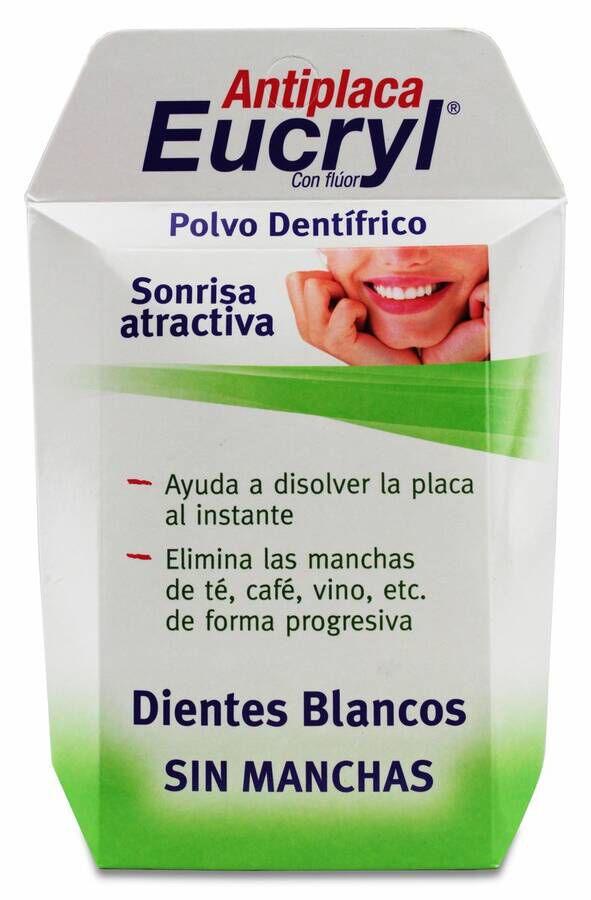 Eucryl Antiplaca Polvo Dental 60 gr 