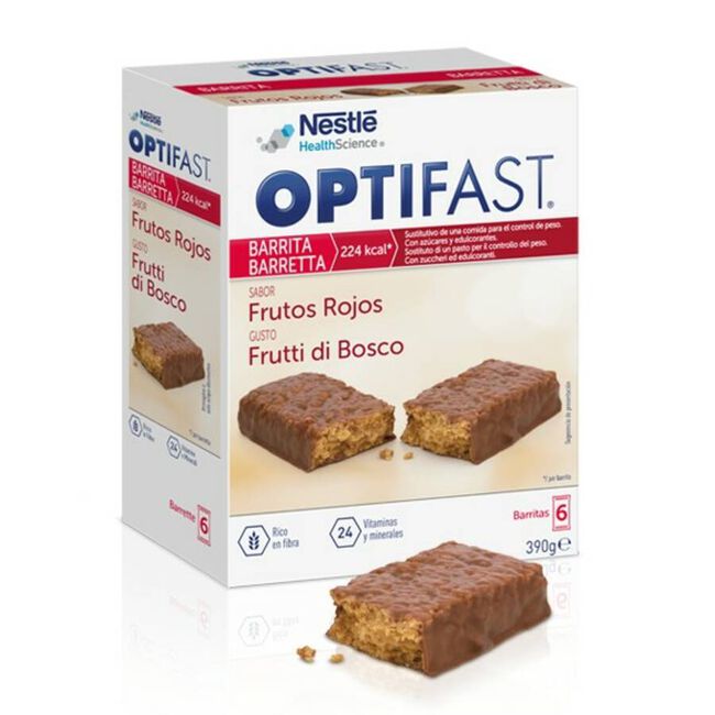 Optifast Barritas 70 gr 6 U Frutas Del Bosque 