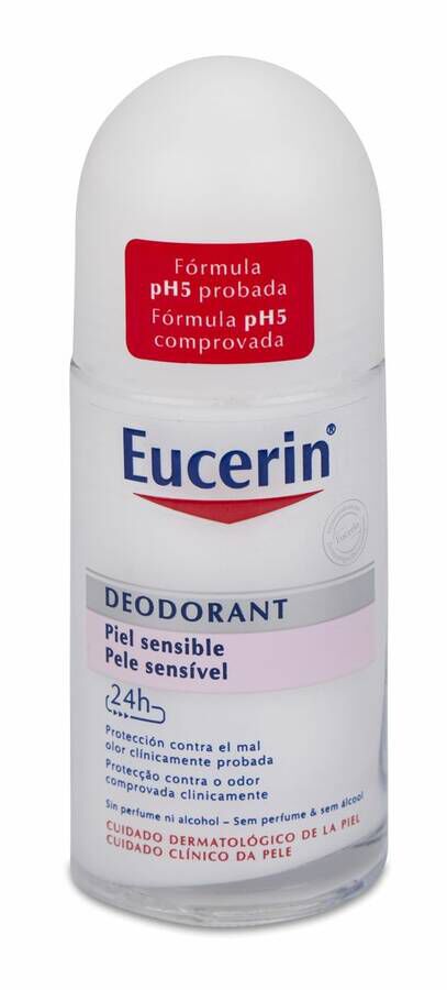 Desodorante Eucerin Piel Sensible Ph-5 Roll-On 50 ml 