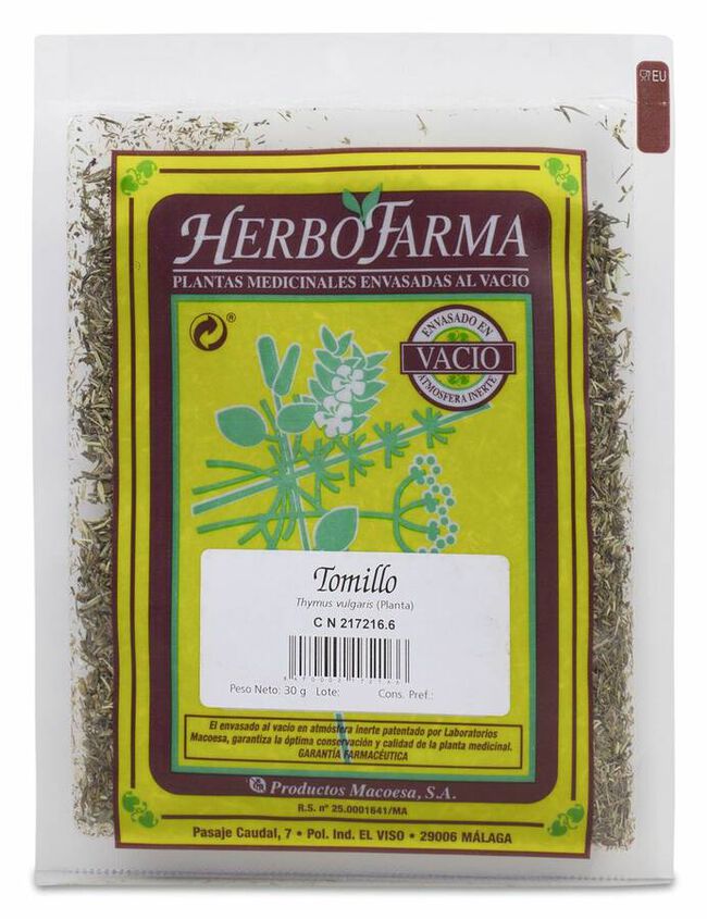 Tomillo Herbofarma Al Vacio 20 G