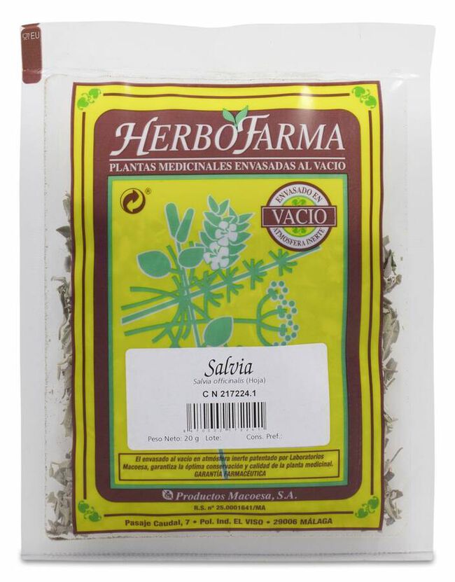 Salvia Herbofarma Al Vacio 20 G