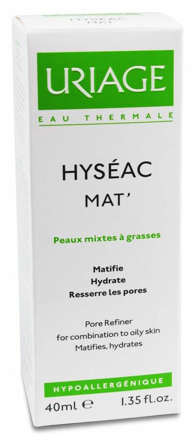 Hyseac Emulsion Hidratante Matificante Uriage 40 ml 