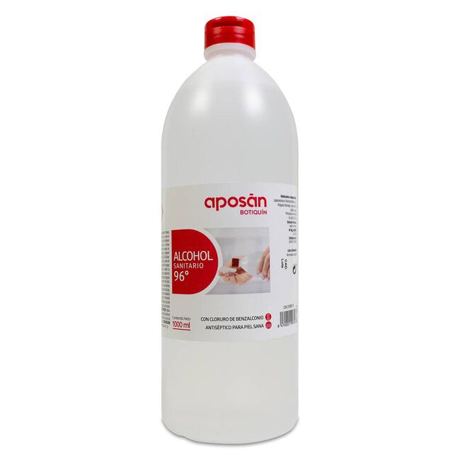 Aposan Alcohol 96º Cl De Benzalconio 1 L 