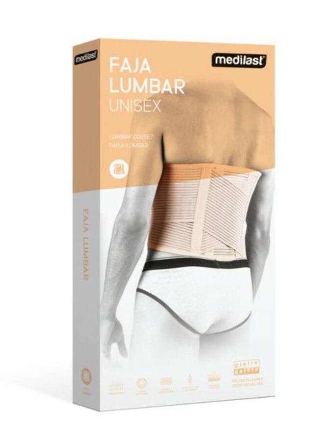 Faja Lumbar Medilast Ref 8716 Cont Cintura 115-130 Cm T- 6 