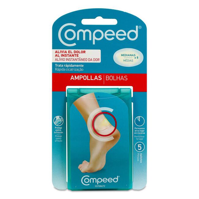 Compeed Ampollas Hidrocoloide T- Med 5 U 