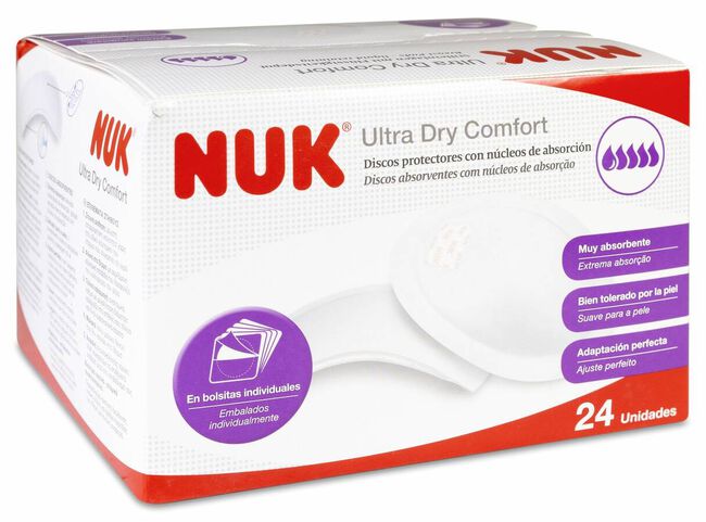 Discos Protectores Comfort Premium Nuk 24 U 