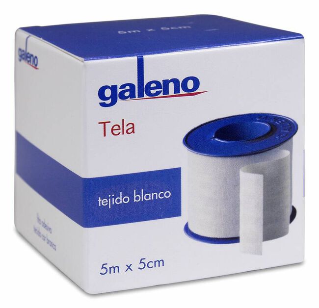 Esparadrapo Galeno Tela Blanco 5 M X 5 Cm 