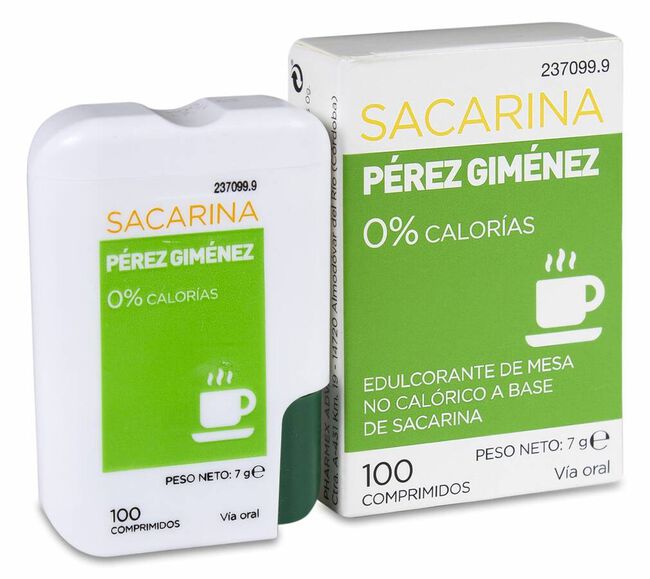 Sacarina Perez Gimenez 100 Comprimidos 