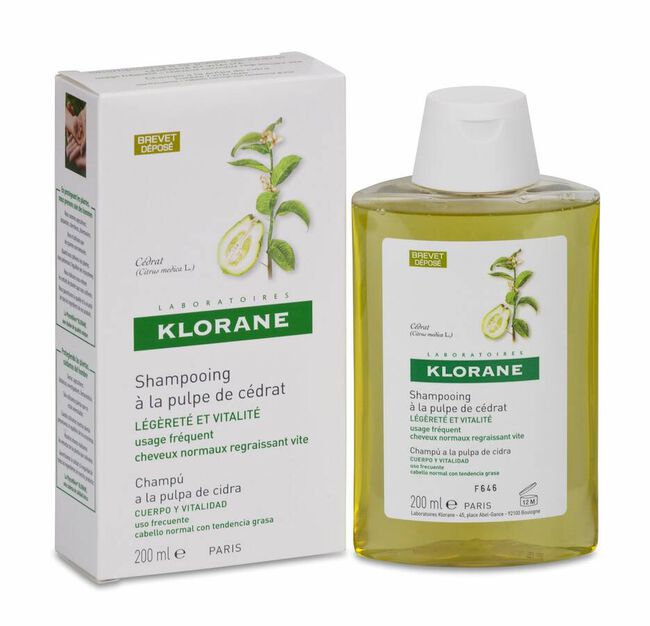 Klorane Champu Energizante A La Pulpa De Cidra 200 ml 