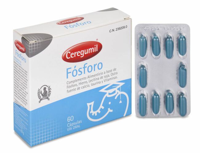 Ceregumil Fosforo C/ Lecitina De Soja Cápsulas 60 Cápsulas 