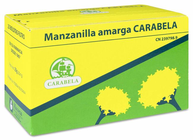 Manzanilla Amarga Carabela 20 Filtros