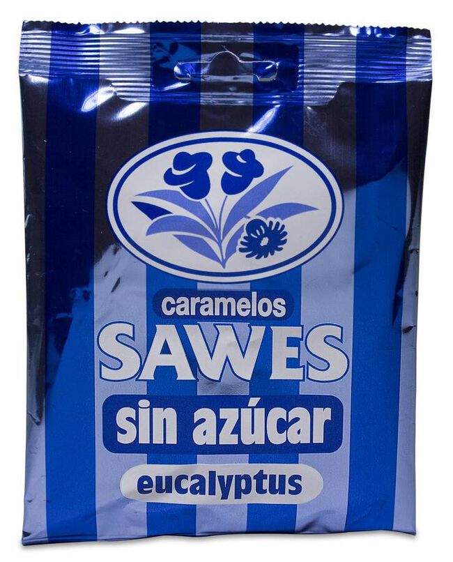 Sawes Caramelos Bolsa Sin Azucar Eucaliptus Fort Bolsa 50 gr 