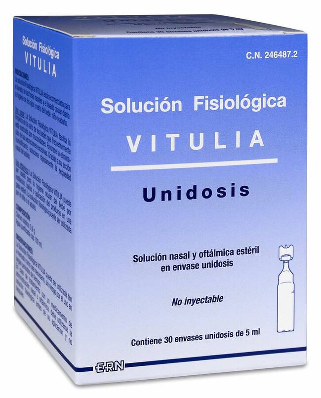 Vitulia Solución Fisiologica Monodosis 30 U 