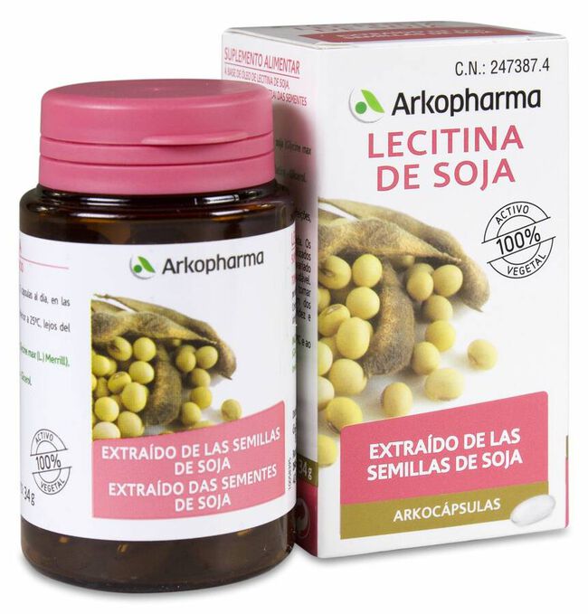 Lecitina De Soja Arkocaps 400 mg 50 Cápsulas 