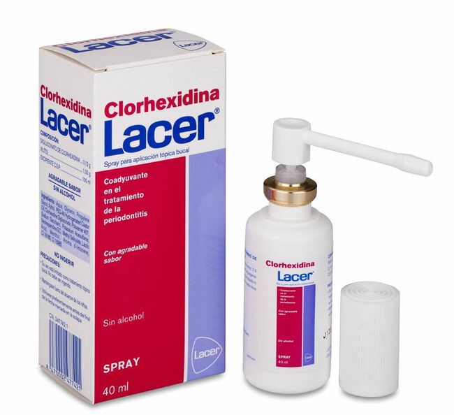 Lacer Colutorio Clorhexidina Spray 40 ml 