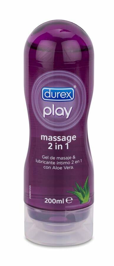 Durex Play Massage Lubricante Hidrosoluble Intimo Con Aloe Vera 200 ml 