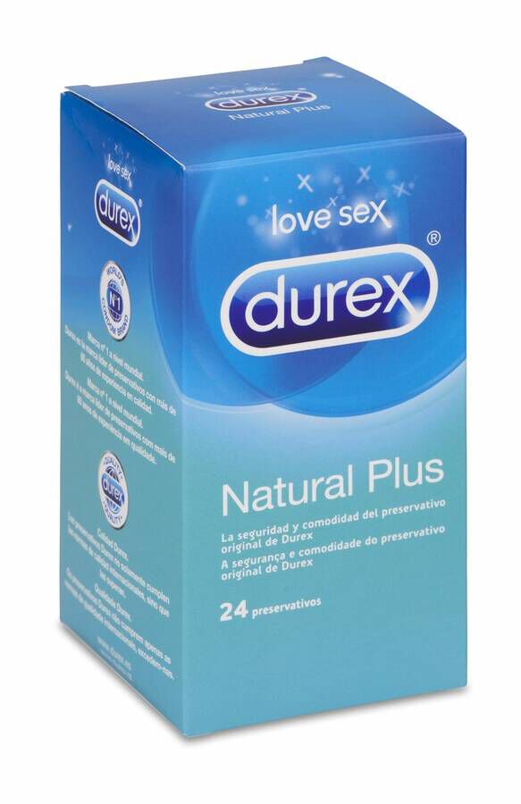 Durex Natural Plus Easy On Preservativos 24 U 