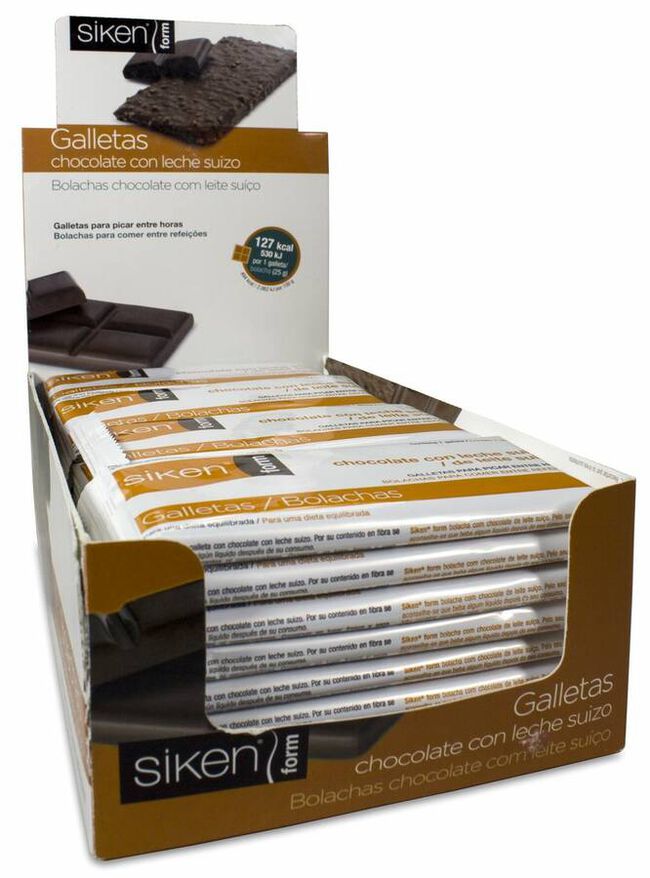 Sikenform Galleta Chocolate Con Leche 25 gr 