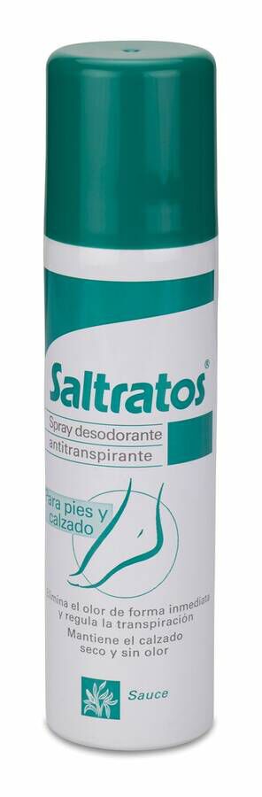 Saltratos Spray Desodorante Antitranspirante Pies y Calzado 150 ml 