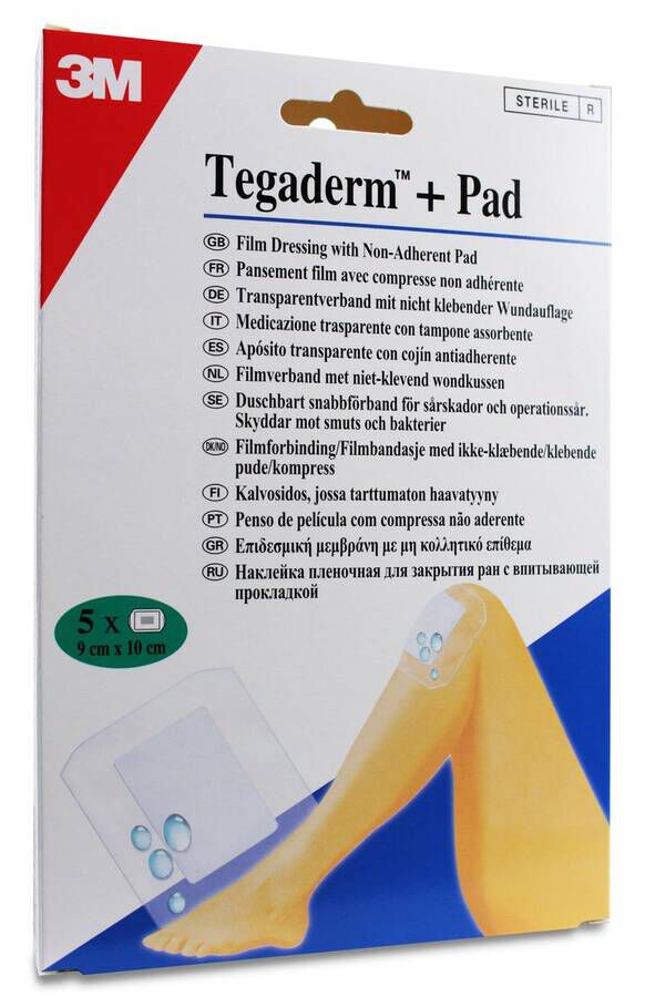 Tegaderm + Pad Aposito Esteril 10 X 9 Cm 5 U 