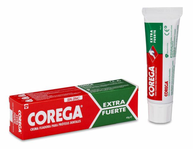 Corega Ultra Crema Extra Fuerte Adhesivo Protesis Dental 40 ml 