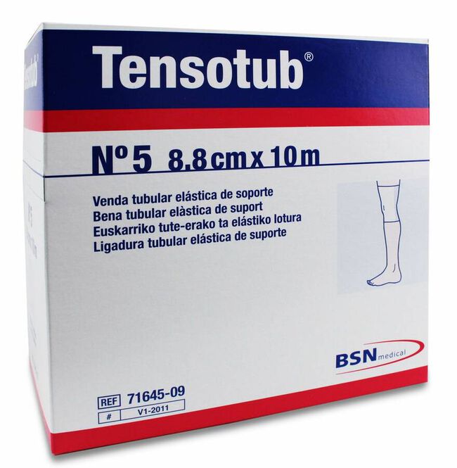 Venda Tubular Elastica Tensotub N-5 Rodilla 8,8 Cm X 10 M 