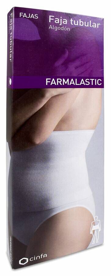 Faja Farmalastic Algodon Tubular Blanca T- 4 