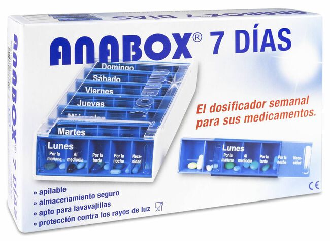 Anabox Siete Dias Pastillero Semanal 