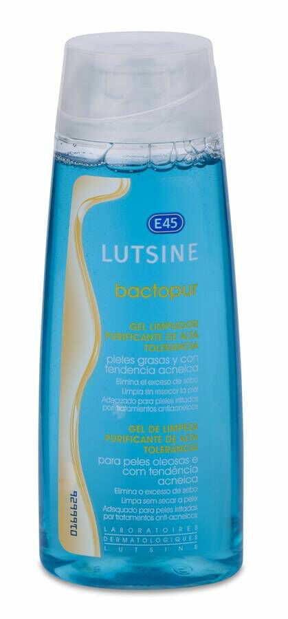 E45 Lutsine Bactopur Gel Limpiador 200 ml 