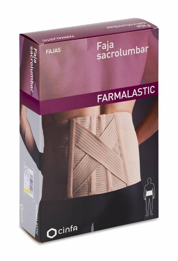 Faja Sacrolumbar Farmalastic Contorno Cint 75-90 Cm T-1 