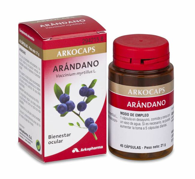 Arandano Fruto Arkocapsulas 280 mg 50 Capsulas