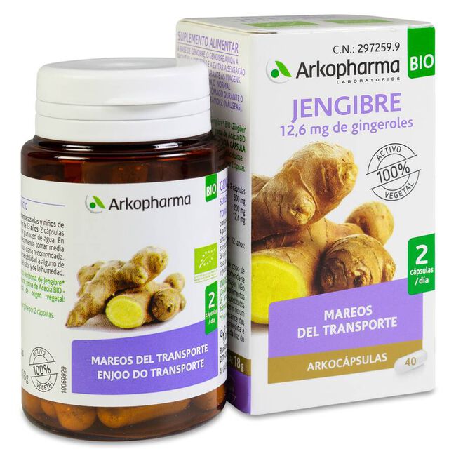 Jengibre Arkocapsulas 280 mg 50 Capsulas