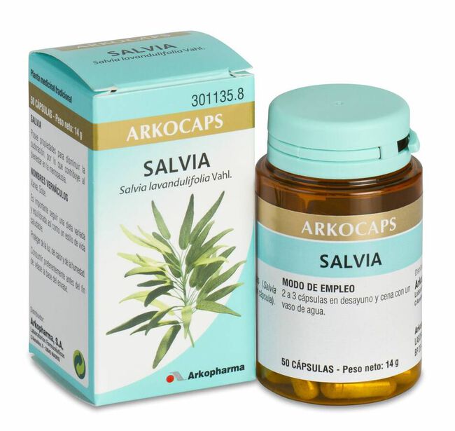 Salvia Arkocapsulas 220 mg 50 Capsulas