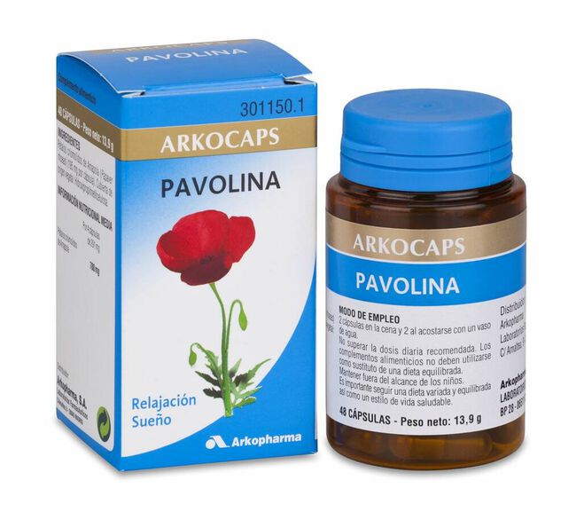 Pavolina Arkocapsulas 140 mg 50 Capsulas