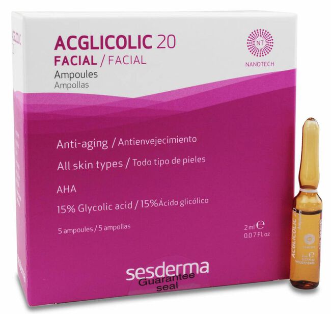 Acglicolic 20 Hidratante Antienvejecimiento 2 ml 5 U 