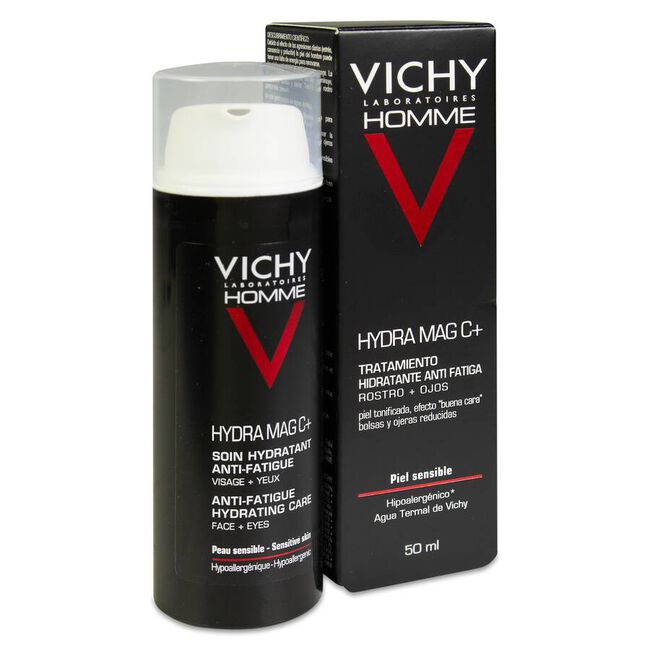 Vichy Homme Tto Hidratante 24 H Fortificante Hydra Mag C 50 ml 