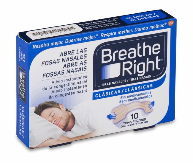 Breathe Right Tira Nasal T- Peq-Med 10 U 