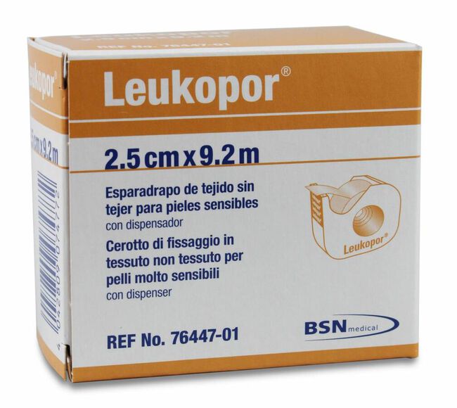 Esparadrapo Hipoalergico Leukopor Papel 2,5 X 9,2 M Dispensador 