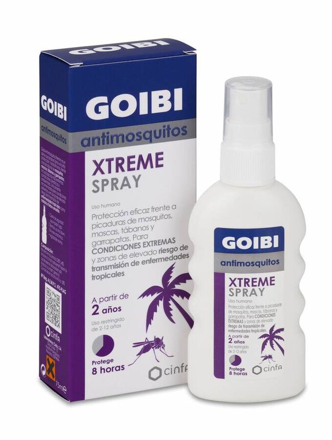 Goibi Xtreme Antimosquitos Tropical Loción Repelente 75 ml 