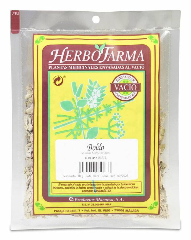 Boldo Herbofarma Al Vacio 40 G