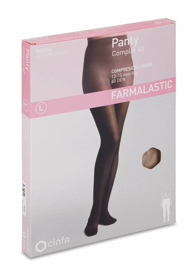 Panty Comprimidos Ligera Farmalastic 40 Den Vison T- Med 