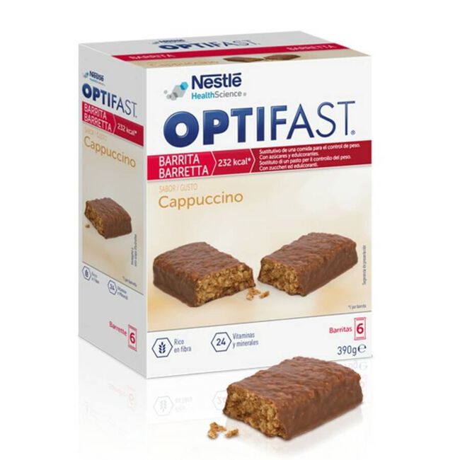 Optifast Barritas 60 gr 6 U Capuchino 