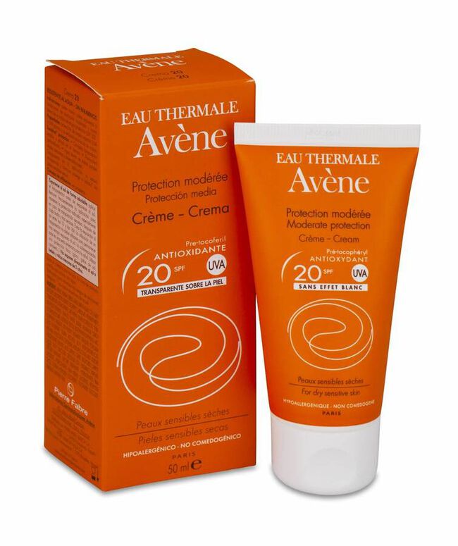 Avene Spf 20 Crema Protección Media 50 ml 