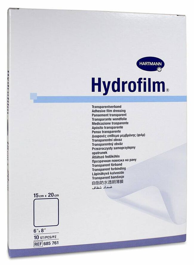 Hydrofilm Aposito Esteril 15 X 20 Cm 10 U 