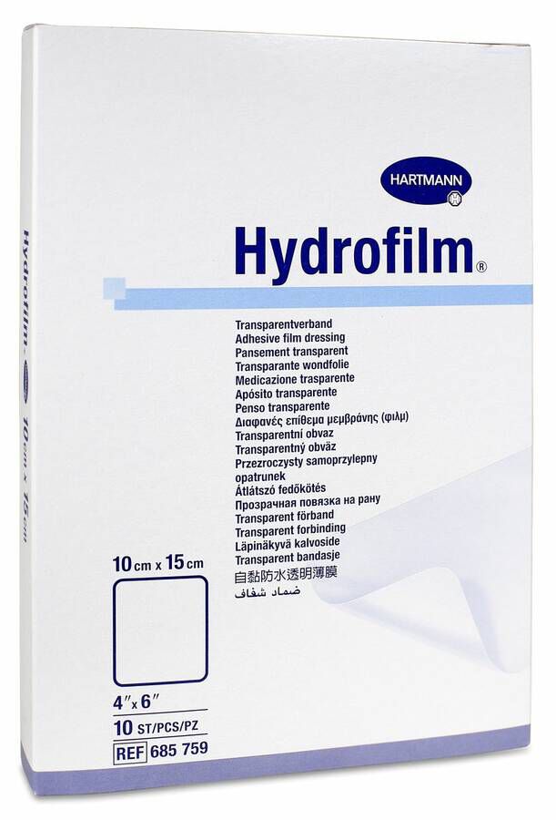 Hydrofilm Aposito Esteril 10 X 15 Cm 10 U 