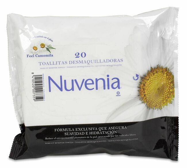 Nuvenia Toallitas Desmaquilladoras 20 Toallitas 