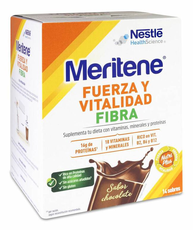 Meritene Fibra 35 gr 14 U Chocolate 